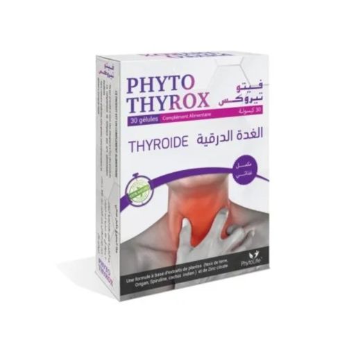 Complément Phyto Life Phytotyrox Thyroide 30 Gélules