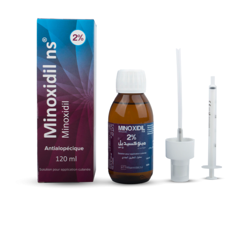 Flacon Minoxidil Minoxidil Ns 2% Antialopecique. 120 ML