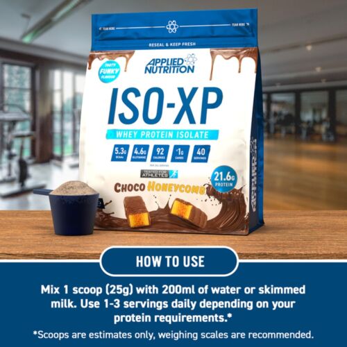 Whey Applied Nutrition Protein Isolate Iso-xp Choco Honey Combo 1 KG