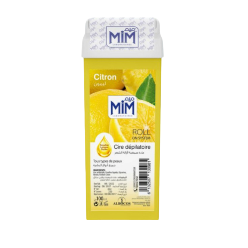 Cire Dépilatoire Mim Roll On System Citron 100 ML