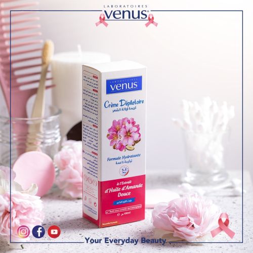 Creme Dépilatoire Venus A Lextrait D'huil Damande 100 ML
