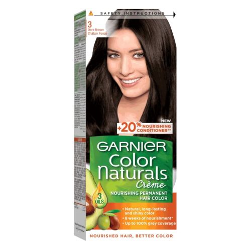 Teinture Garnier Color Naturals - CHATAIN FONCE 3