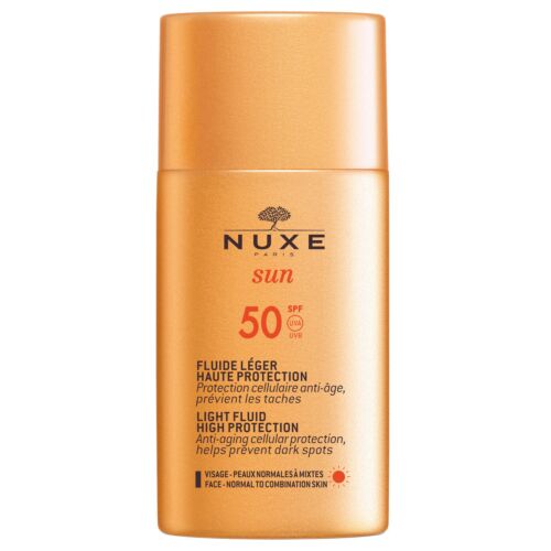 Crème Solaire Nuxe Luide Léger Haute Protection Spf50 50 ML