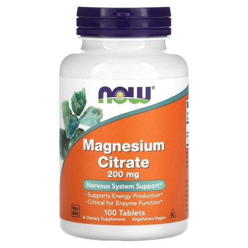 Complément Now Magnesium Citrate (magnesium Citrate), 400mg 120 CAPSULES