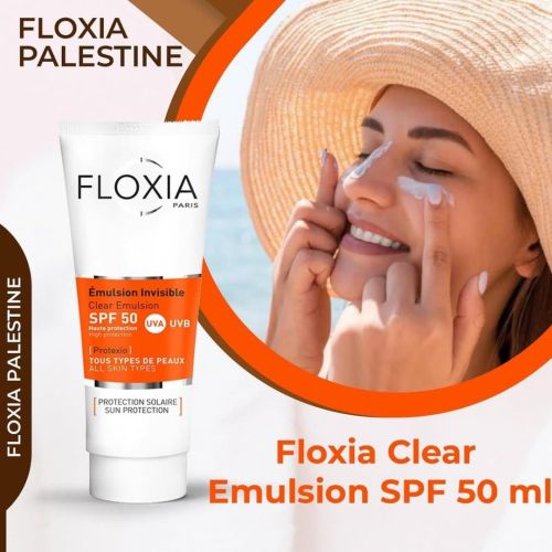 Creme Solaire Floxia Emulsion Invisibele Spf50 50 ML
