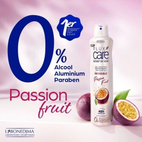 Déodorant Flux Care Invisible Passion Fruit 48h 250 ML