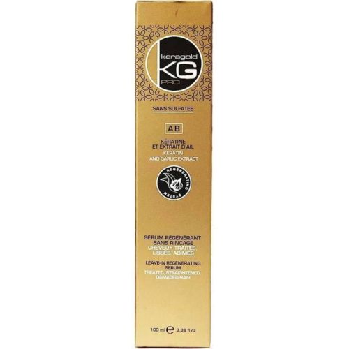Serum Cheveux Keragold Sans Sulfates Keratine Et Extrait D'Ail 100 Ml
