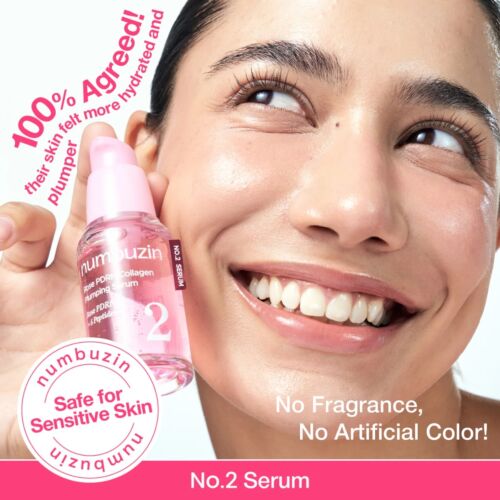 Serum Numbuzin Rose Pdrn Collagen Pluming + 6 Peptides N2 30 ML