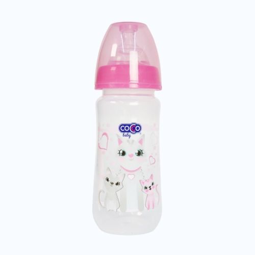 Biberon Cocco En Plastique Col Large Sans Bras Cba2342 300 ML