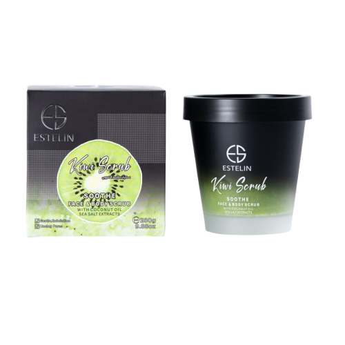 Gommage Estelin Soothe Face And Body Scrub Kiwi 280 G