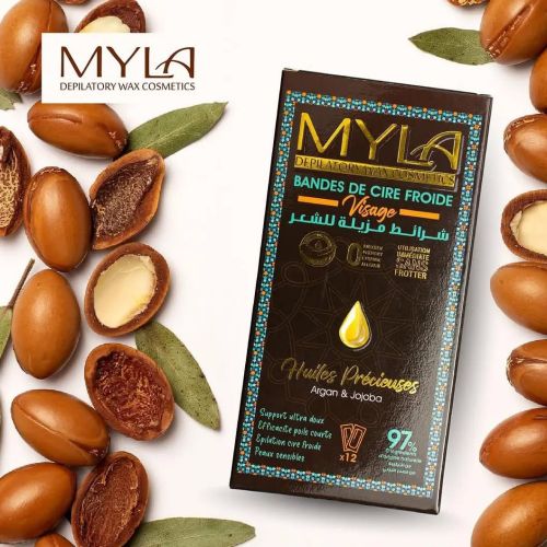 Bande De Cire Myla Froide Visage Mini 12 BANDES - PRECIEUSE