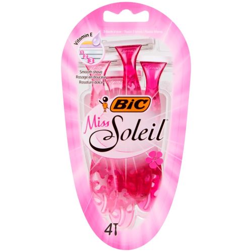 Lame Bic Miss Soleil Jetables Pour Femme De 3 L 4 Unité