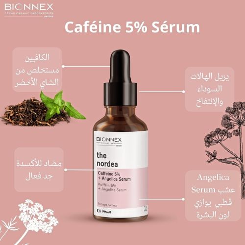 Serum Bionnex The Nordea Cafeine 5% + Angelica 30 ML