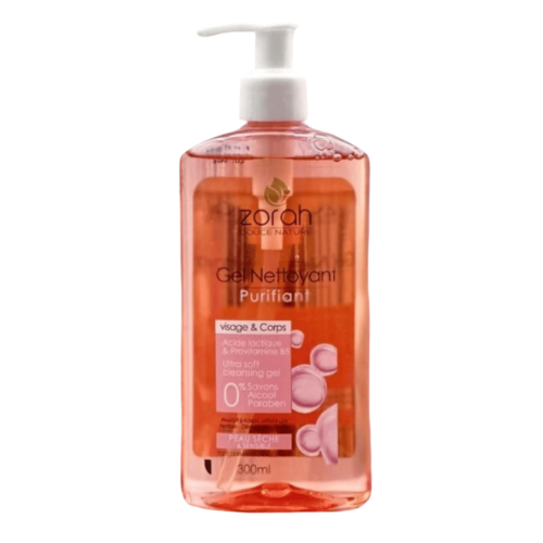Gel Nettoyant Zorah Purifiant Pour Les Peaux Sèches 300 ML
