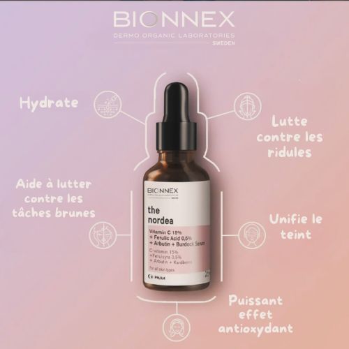 Serum Bionnex The Nordea Vitamine C 15% + Acide Férulique 0,5% 30 ML