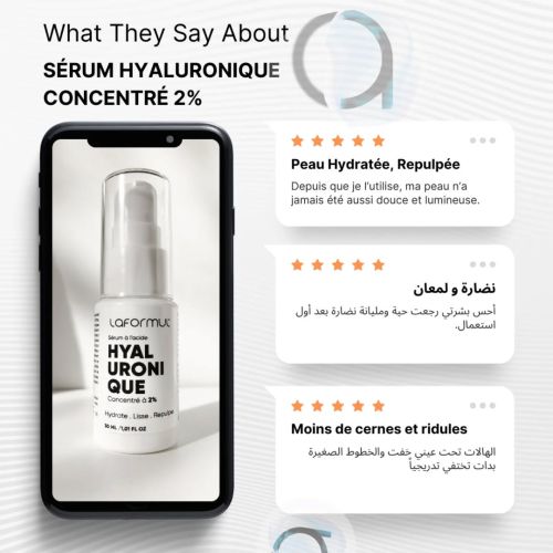 Serum La Formul Hyaluronique Serum A L'acide 2% 30 ML