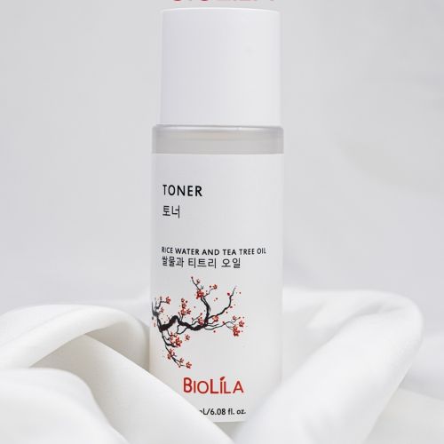 Toner Biolila Eau De Riz Et Huile D’arbre À Thé 180 ML