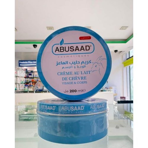 Creme Hydratante Abusaad Visage Et Corps Au Lait De Chèvre 200 ML