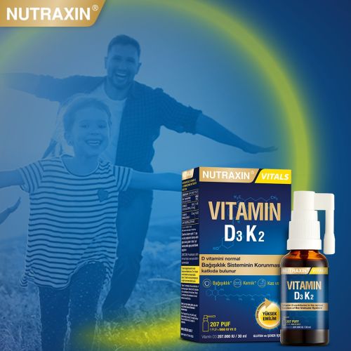 Spray Nutraxin Vitamine D3 K2 1000ui 30 ML