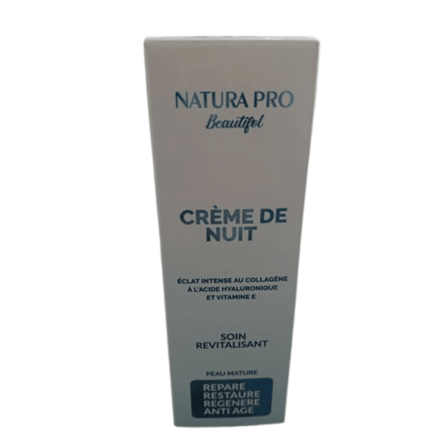 Creme De Nuit Natura Pro Anti Rides Soin Revitalisant Peau Mature 50 ML
