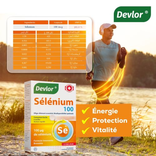 Complément Devlor Selenuim 100 20 Comprimés