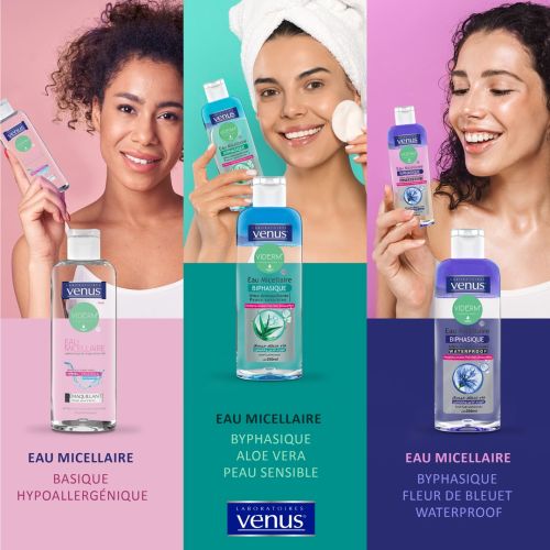 Eau Micellaire Venus Biphasique À L’extrait D’aloe Vera 250 ML