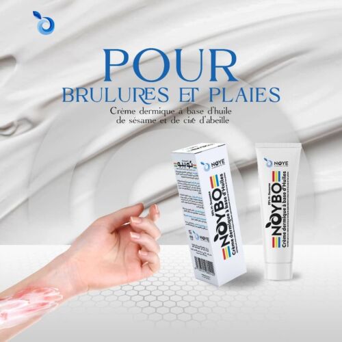 Creme Noye Dermique À Base D’huile De Sésame Et De Cire D’abeille. 30 G