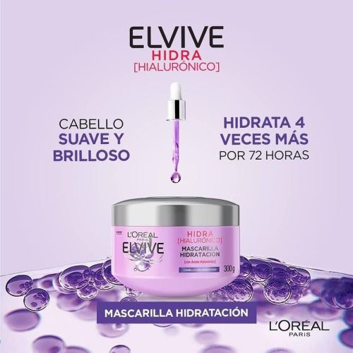 Masque Cheveux L'oreal Elvive Hydra Hyaluronique 300 G