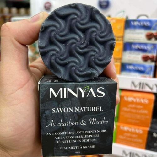 Savon Minyas Naturel Au Charbon 90 G