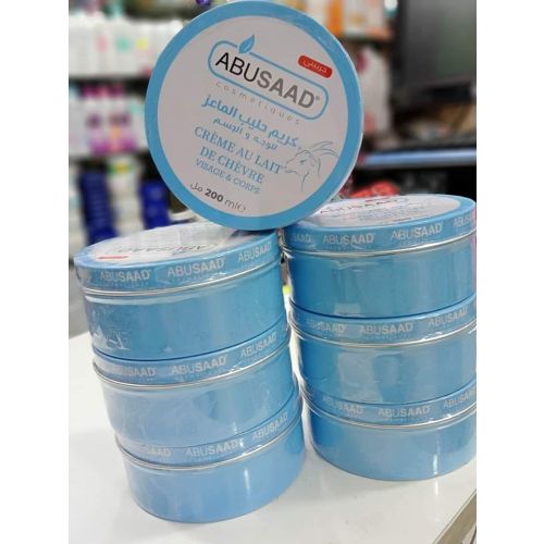 Creme Hydratante Abusaad Visage Et Corps Au Lait De Chèvre 200 ML