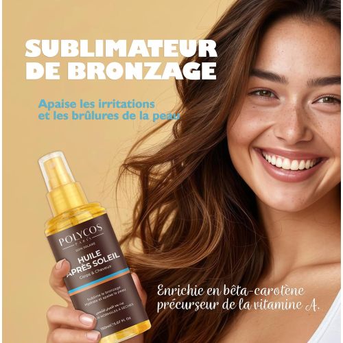 Huile Polycos Aprés Soleil Corps Et Cheveux 150 ML