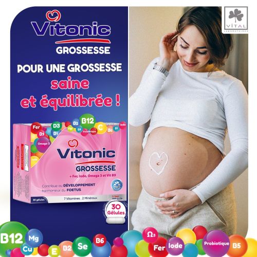 Complément Vital Vitonic Grossesse 30 Gélules