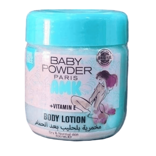 Lotion Baby Powder (makhmaria ) Pour Le Corps À La Vitamine E 400 ML - vert