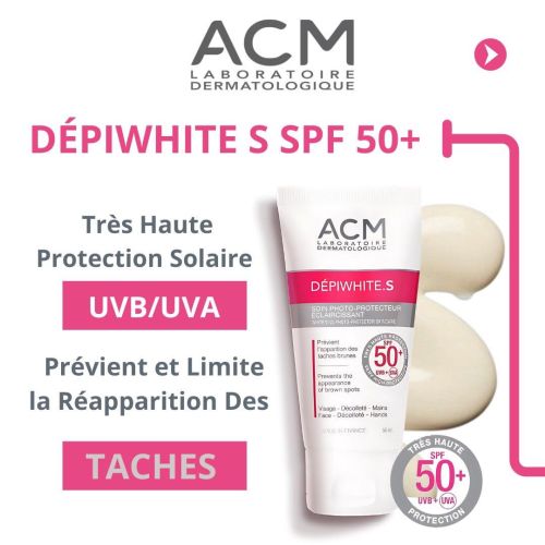 Soin Acm Depiwhite.S Photo-protecteur Spf50 50 ML