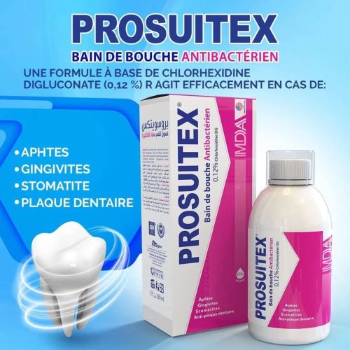 Bain De Bouche MDA Anti Bactérien 0.12% De Chlorhexidine 250 ML