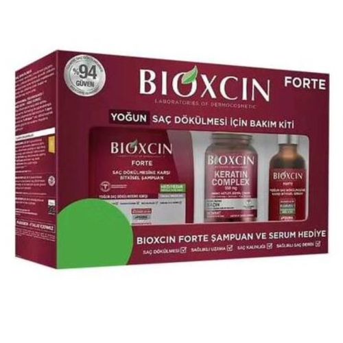 Coffret Bioxcin Forte (Comprimé + Shampoing + Sérum) 3 Unités