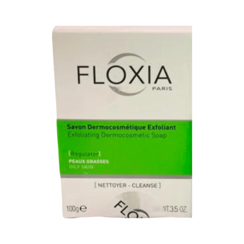 FLOXIA SAVON DERMOCOSMETIC EXFOLIANT PEAUX GRASSES 100g