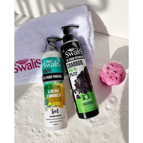 Gel Moussant Swalis A L'extrait D'hamamélis 5en1 230 ML