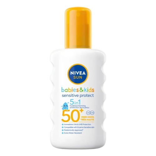 Creme Solaire Nivea Babies Kids Sensitive Protect 5in1 50+ 200 Ml