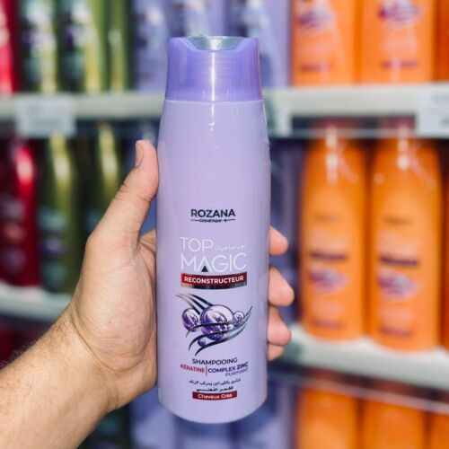Shampoing Rozana Top Magic Kératine Complex Zinc 400 Ml