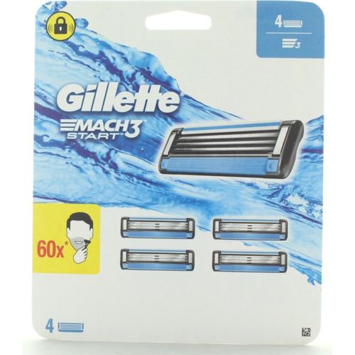 Lame Gillette Mach3 Launch Recharge 4 Unité