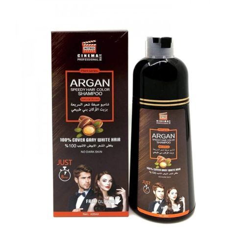 Shampoing Nitro Canada Cinema Argan Color Marron 420 ML