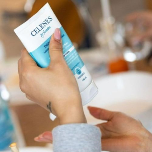 Gel Nettoyant Sweden Celenes Nettoyant Thermal 3 En 1 Tout Type De Peau 150 ML