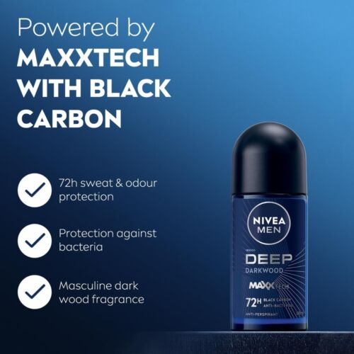 Roll-On Nivea Deep Darkwood 50 ML