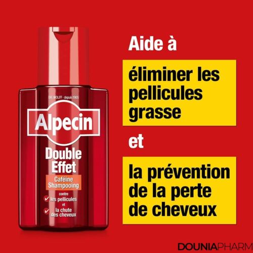 Shampoing Alpecin Doppel Effekt Coffein 200 Ml
