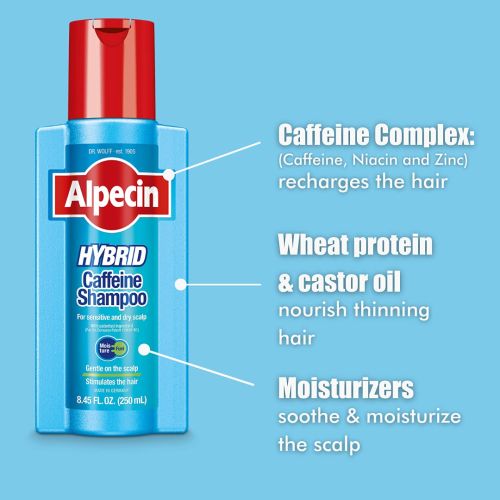 Shampoing Alpecin Hybrid Sensitiv Coffein 250 ML