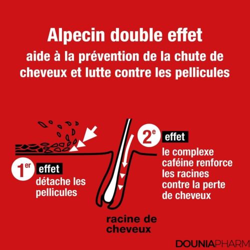 Shampoing Alpecin Doppel Effekt Coffein 200 Ml