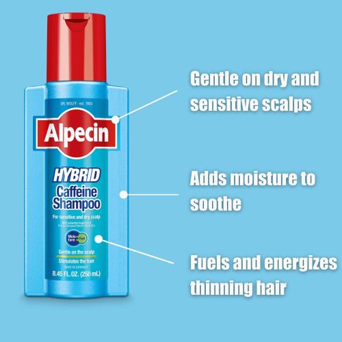 Shampoing Alpecin Hybrid Sensitiv Coffein 250 ML