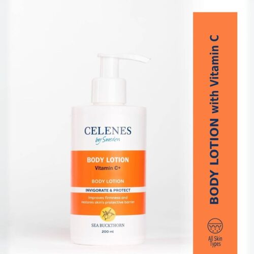 Lotion Sweden Celenes Corporelle A La Vitamine C 200 ML