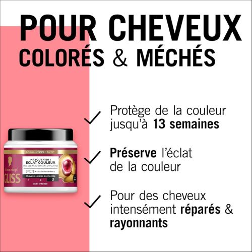 Masque Cheveux Schwarzkopf Gliss 400 ML - COLOR RADIANCE